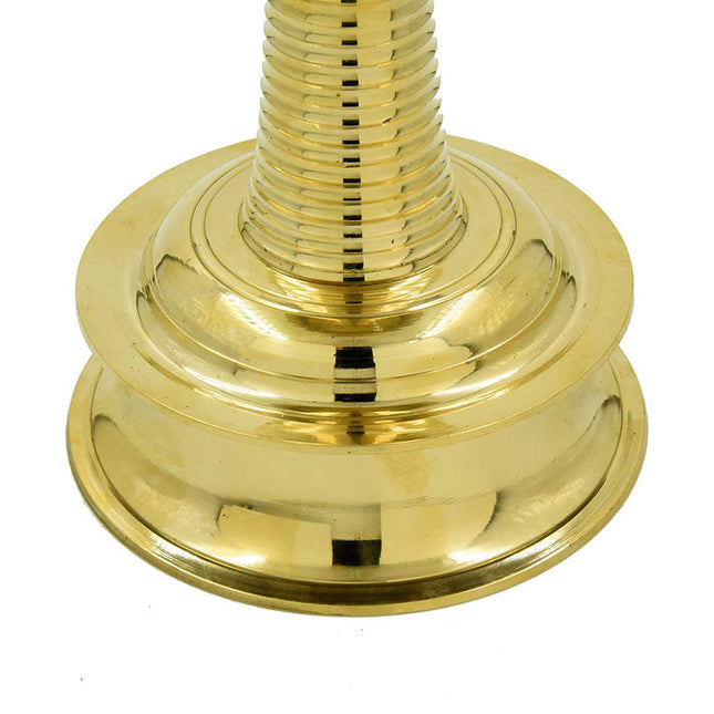 Authentic Kerala Brass Nilavilakku Lamp for Home Decor and Pooja