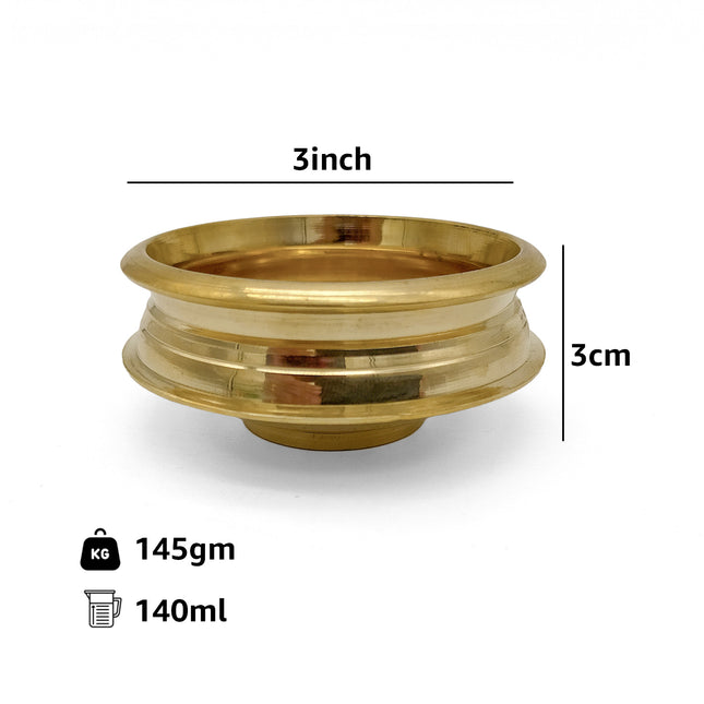 Traditional Brass Solid Decorative Uruli for Interior Decoration