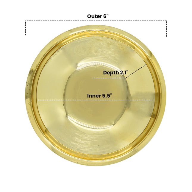 Traditional Brass Solid Decorative Uruli for Interior Decoration