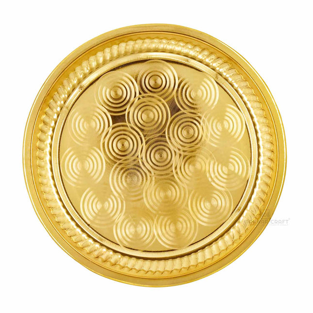 Brass Pooja Plate- Taalam