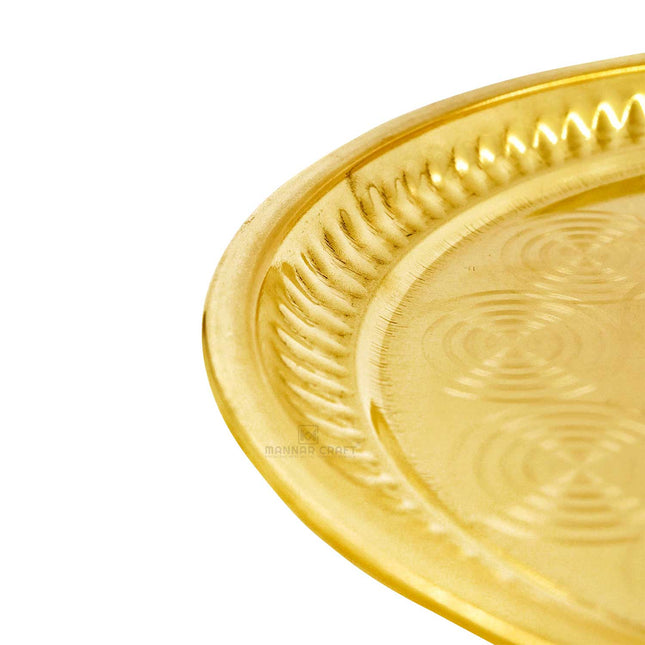 Brass Pooja Plate- Taalam