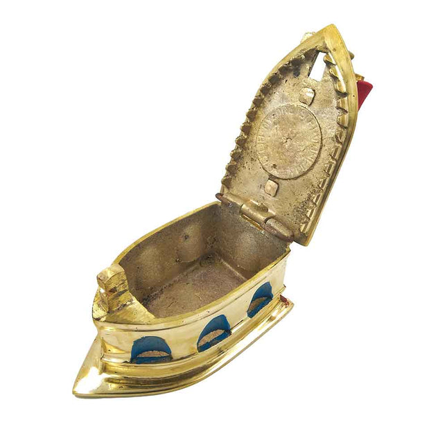 Brass Charcoal Iron Box