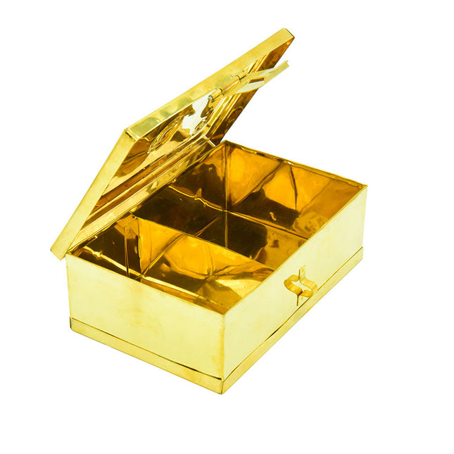Brass Betel Box (Large)- Rectangular shaped