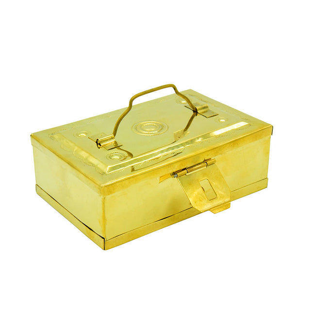 Brass Betel Box (Large)- Rectangular shaped