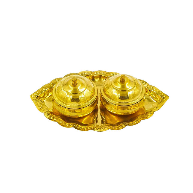 Brass Sindoor Box - Kumkum Cheppu