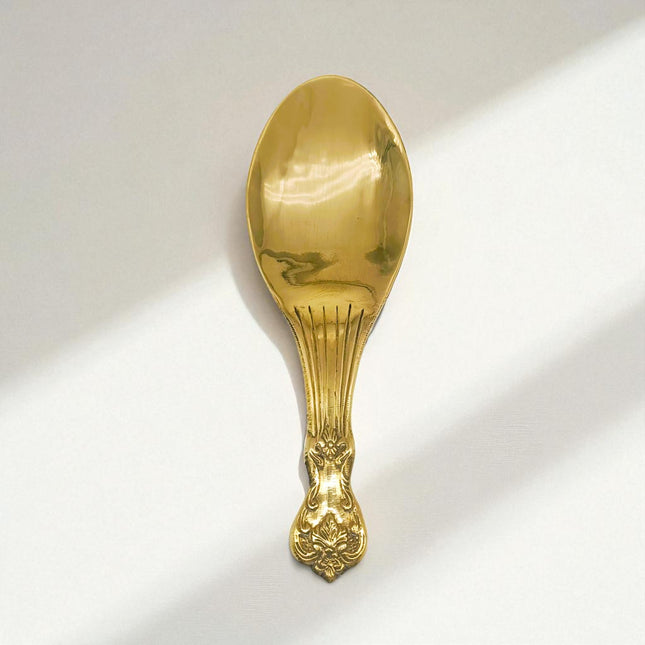 Handcrafted Brass Serving Bowl with Lid – Mughlai Design