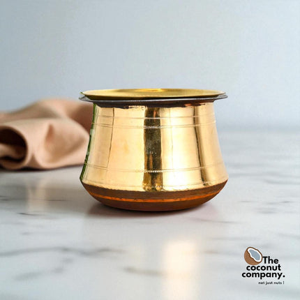 Handcrafted Brass Rice Pot with lid