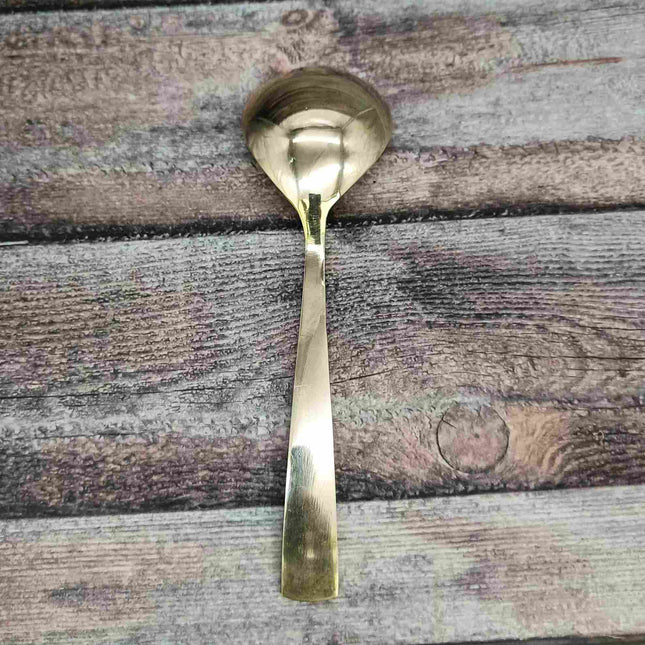Bronze Polished Serving Spoon – Premium Handcrafted Tableware (8 Inch)