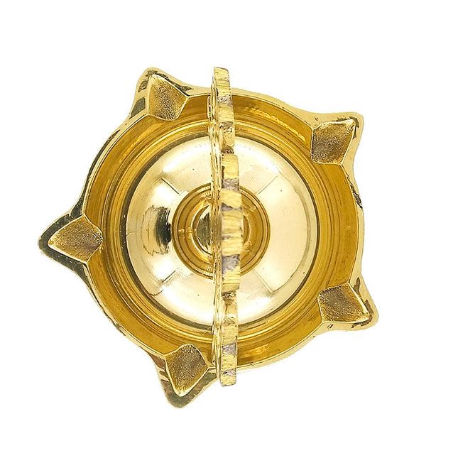 Bronze Nilavilakku With Sleeba Cross