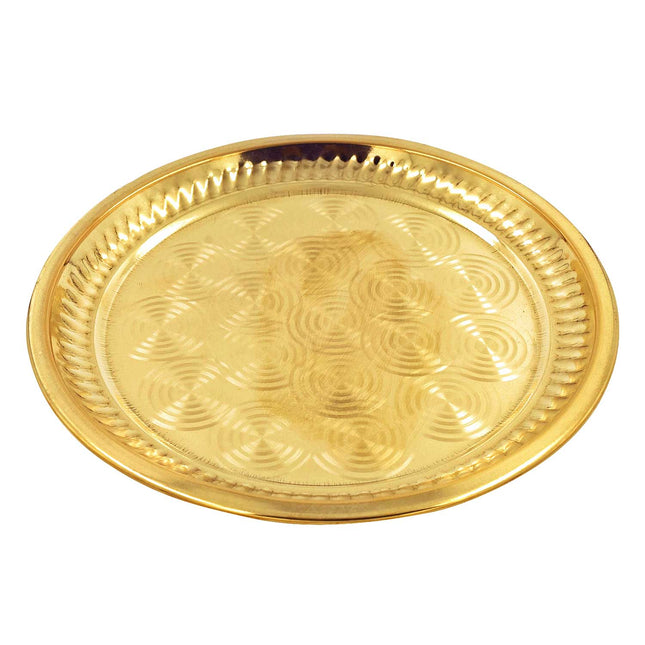 Brass Pooja Plate- Taalam