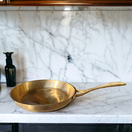 Bronze Fry Pan - High-Quality Cookware with bronze handle
