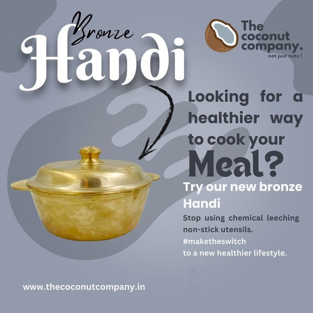 Bronze Handi With Lid