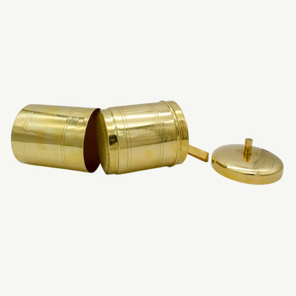 Handcrafted Brass Coffee Filter - Brew Rich, Authentic South Indian Coffee