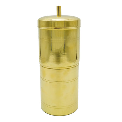 Handcrafted Brass Coffee Filter - Brew Rich, Authentic South Indian Coffee