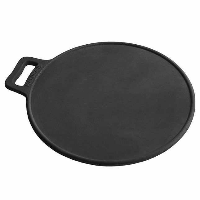 Pre-Seasoned Cast Iron Tawa Cookware with Flat Bottom (Black), Ready to Use, for Roti/Paratha/Dosa/Uttapam