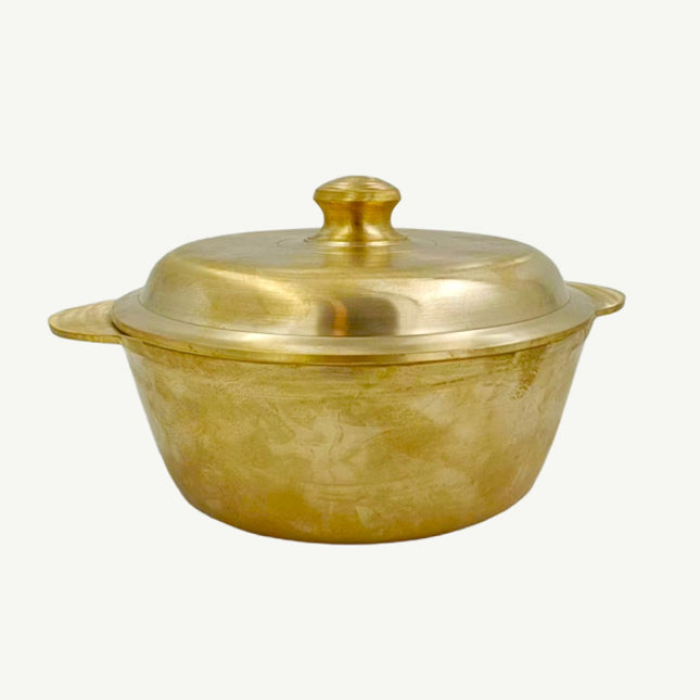 Bronze Handi With Lid