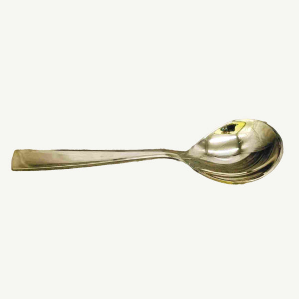 Bronze Polished Serving Spoon – Premium Handcrafted Tableware (8 Inch)